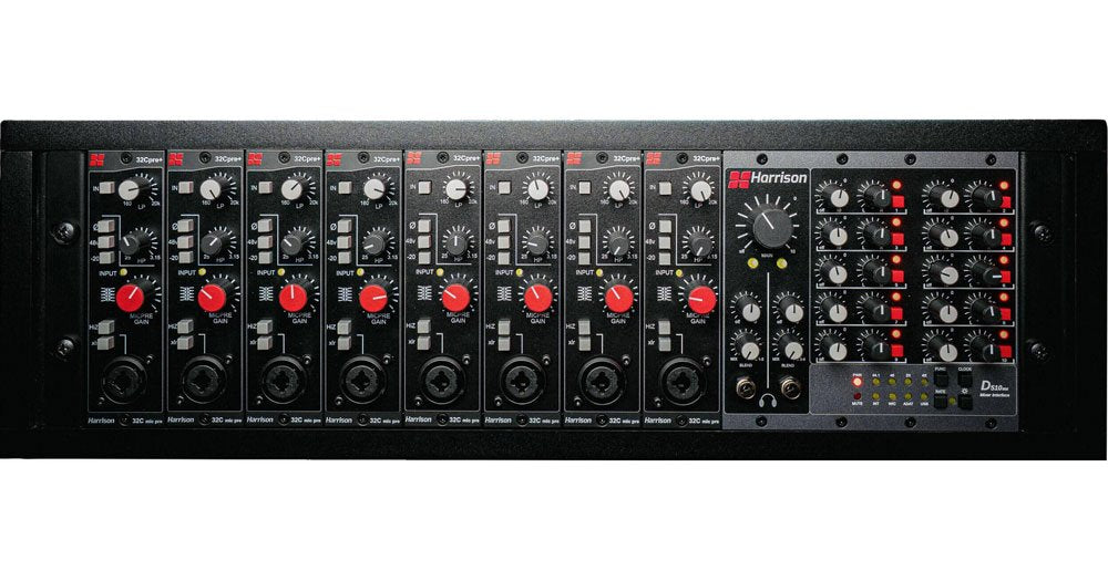 D510r 500 Serie Rack with Dante card and Mixer and height 32Cpre+ Preamps