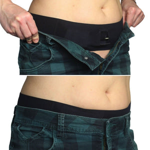 Waist Sideways Pouch - Medium (Black)