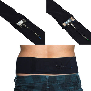 Waist Sideways Pouch - Medium (Black)