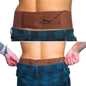 Waist Sideways Pouch - Medium (Caramel)