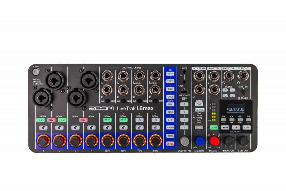 Buy ZOOM LiveTrak L6max - Digital mixers | Canada Authorized