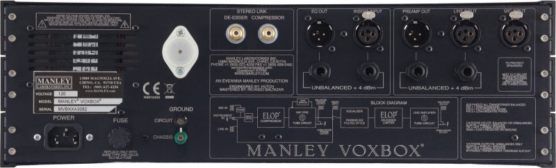 Buy MANLEY LABS VoxBox Combo - Preamps/EQs/Compressors | Canada