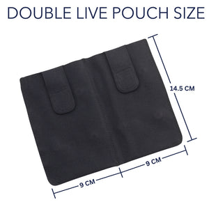 LIVE Pouch - Double (Black)