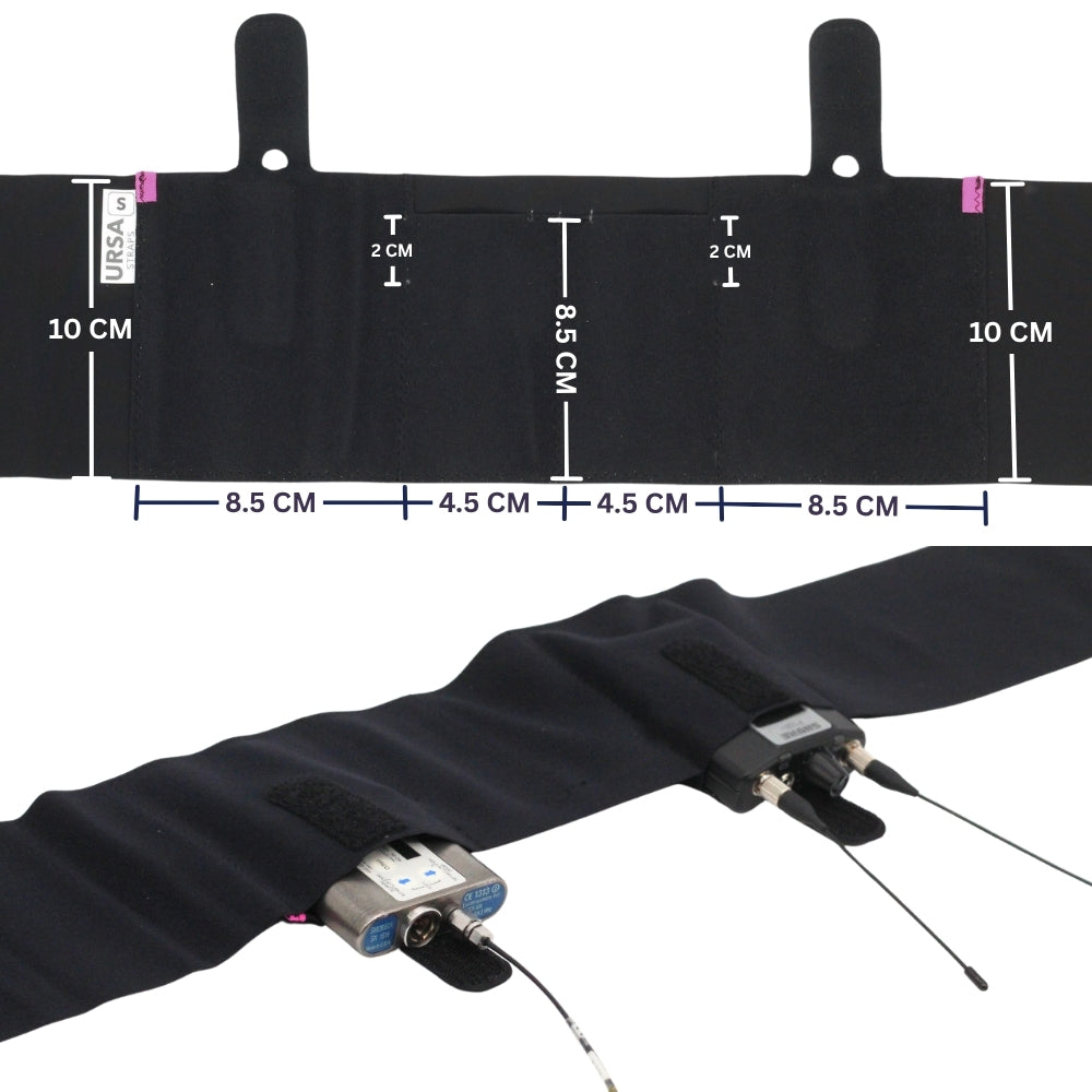 Live Strap - Double Pouch Small (Black)