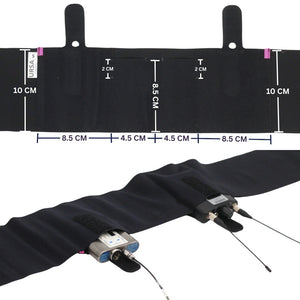 Live Strap - Double Pouch Small (Black)