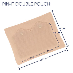 Pin-It-Pouch - Double - Caramel