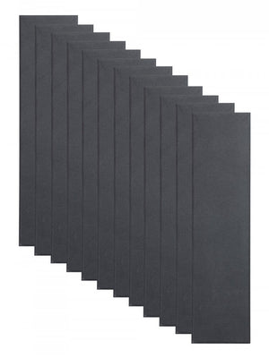Broadway Control Columns Beveled 12"x48", 2", Black