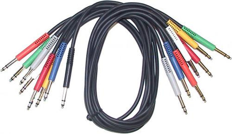 enoaudio Mogami 2893 Quad Bantam Patch Cable | Neutrik Gold 4,4mm TT | HiFi - Black, 1,5 m enoaudio Mogami 2893 Quad Bantam Patch Cable | Neutrik Gold 4,4mm TT | HiFi - Black, 1,5 m