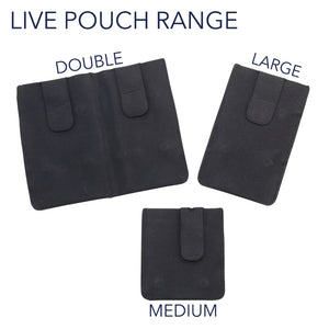 LIVE Pouch - Double (Black)
