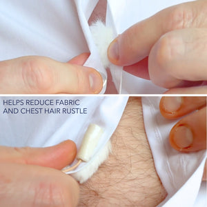 9x Furry Strips - White