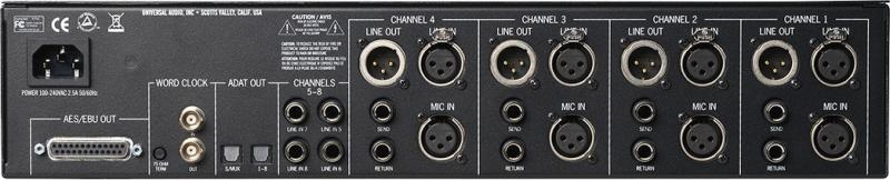 Buy UNIVERSAL AUDIO 4-710d Twin-Finity - Multi-Channels Mic-Preamp