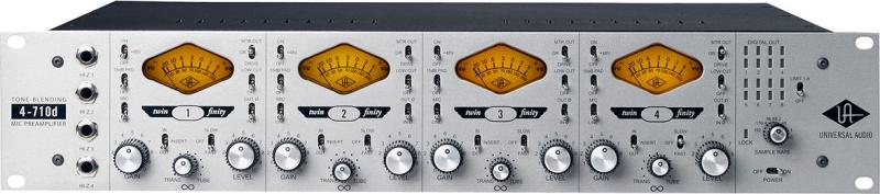 Buy UNIVERSAL AUDIO 4-710d Twin-Finity - Multi-Channels Mic-Preamp