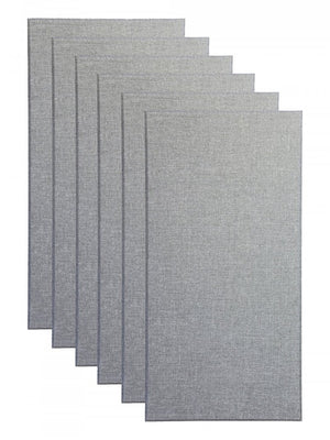 Panneaux haut débit Broadway biseautés 24"x48", 2", gris