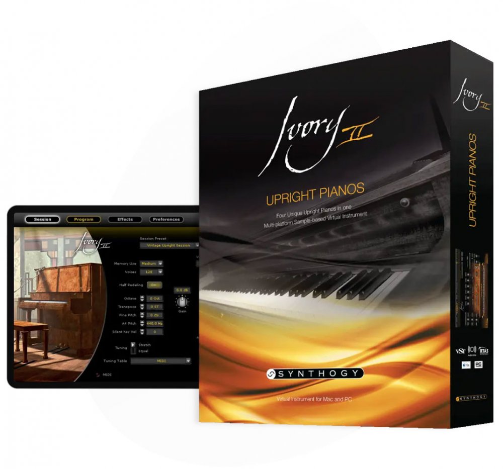 Ivory II Upright Pianos