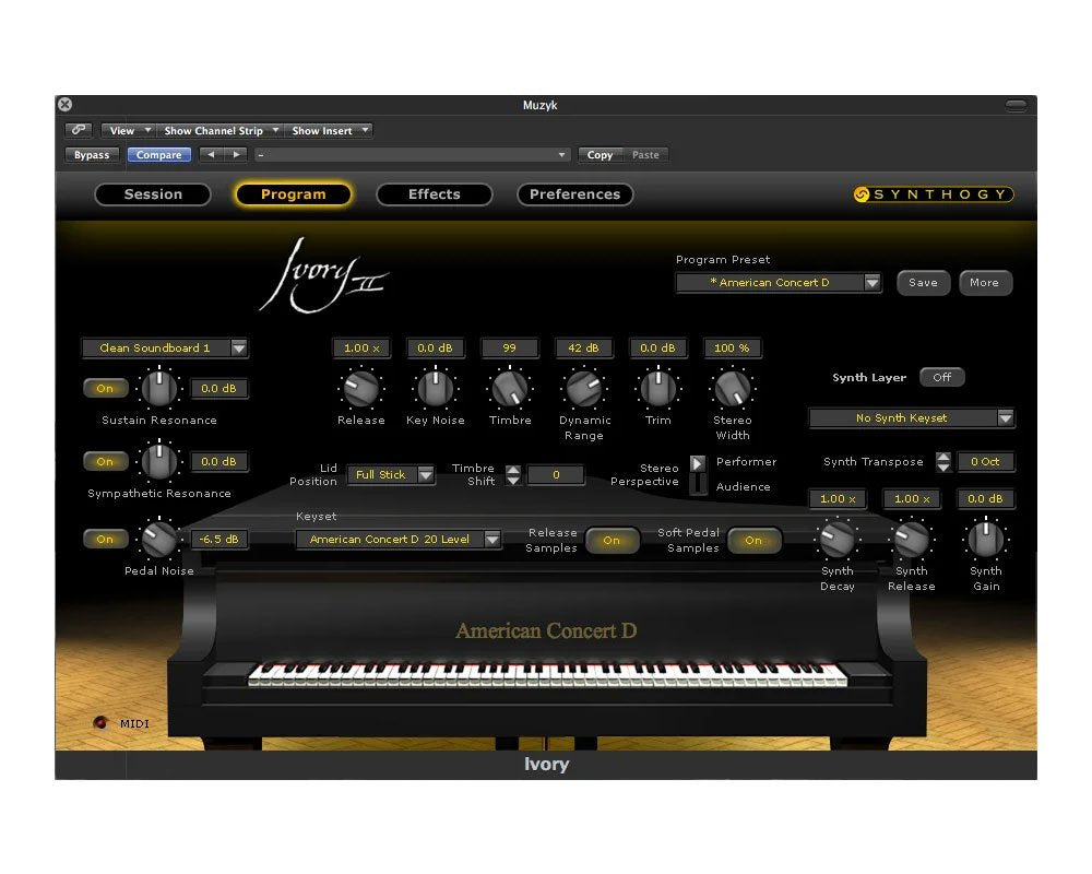 Ivory II American Concert D