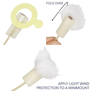 9x Plush Circles + 30x Stickies Multipack (3x: White, Black & Beige)