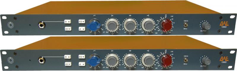 1066D - Mic Pre/EQ 19'' Rackmount Pair with PSU