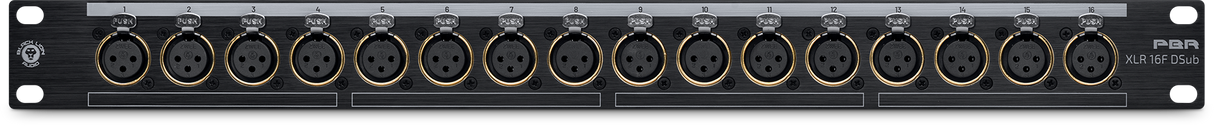 PBR XLR 16F DSub
