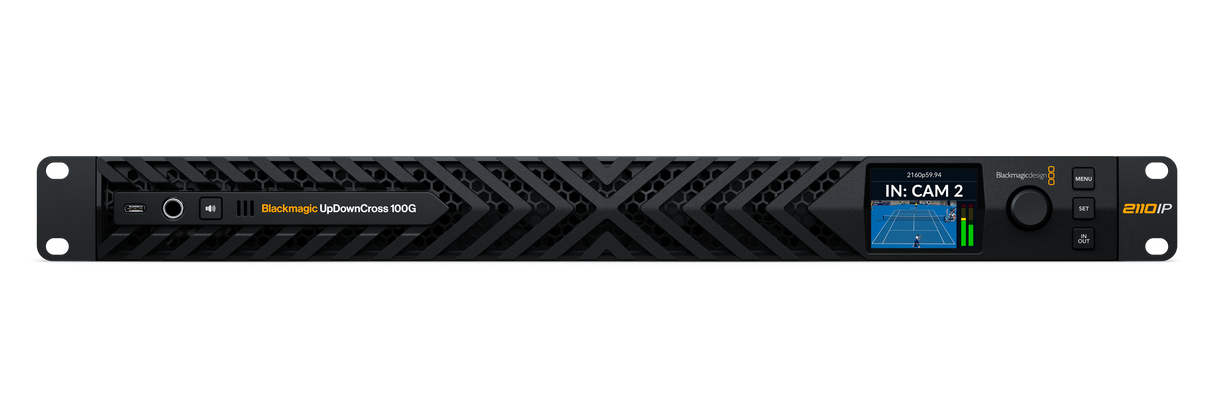 UpDownCross 100G 8-channel video converter, 1U