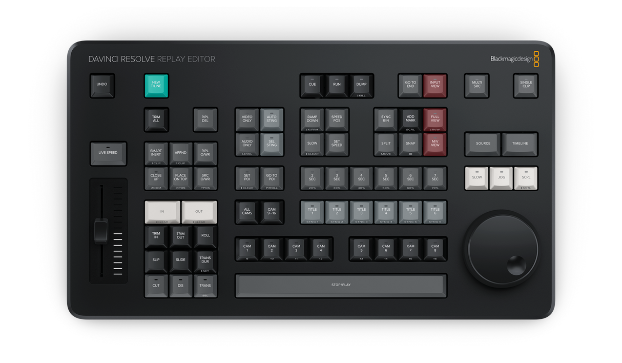 DaVinci Resolve Replay Editor with Bluetooth, USB-C