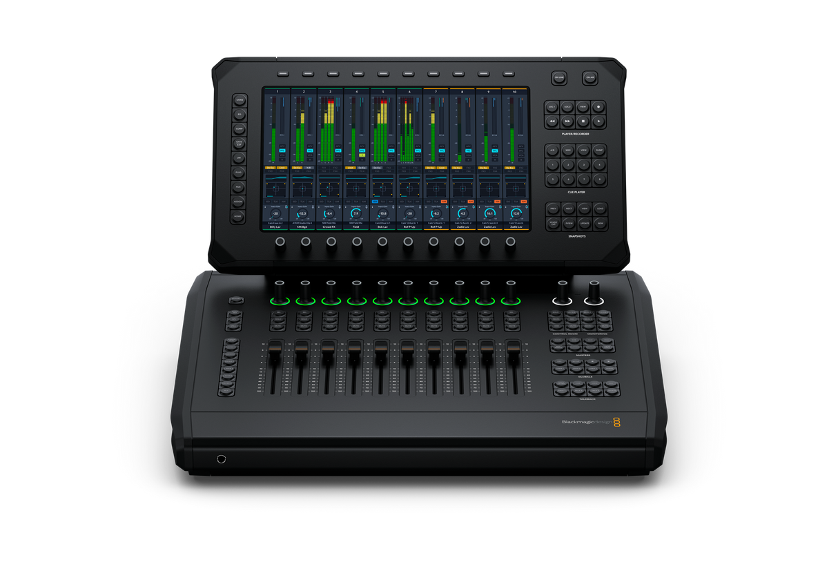 Fairlight Live Audio Panel 10 mixer
