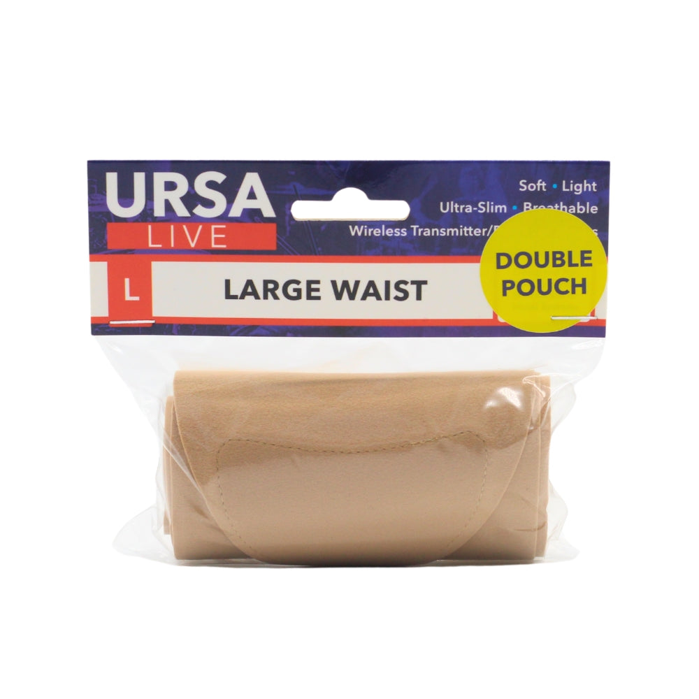 Live Strap - Double Pouch Large (Beige)