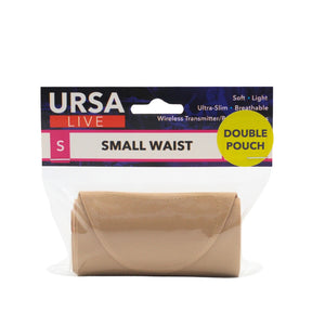 Live Strap - Double Pouch Small (Beige)