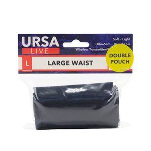 Live Strap - Double Pouch Large (Black)