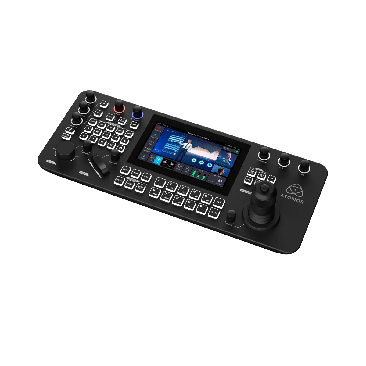 Ergonomic desktop PTZ controller