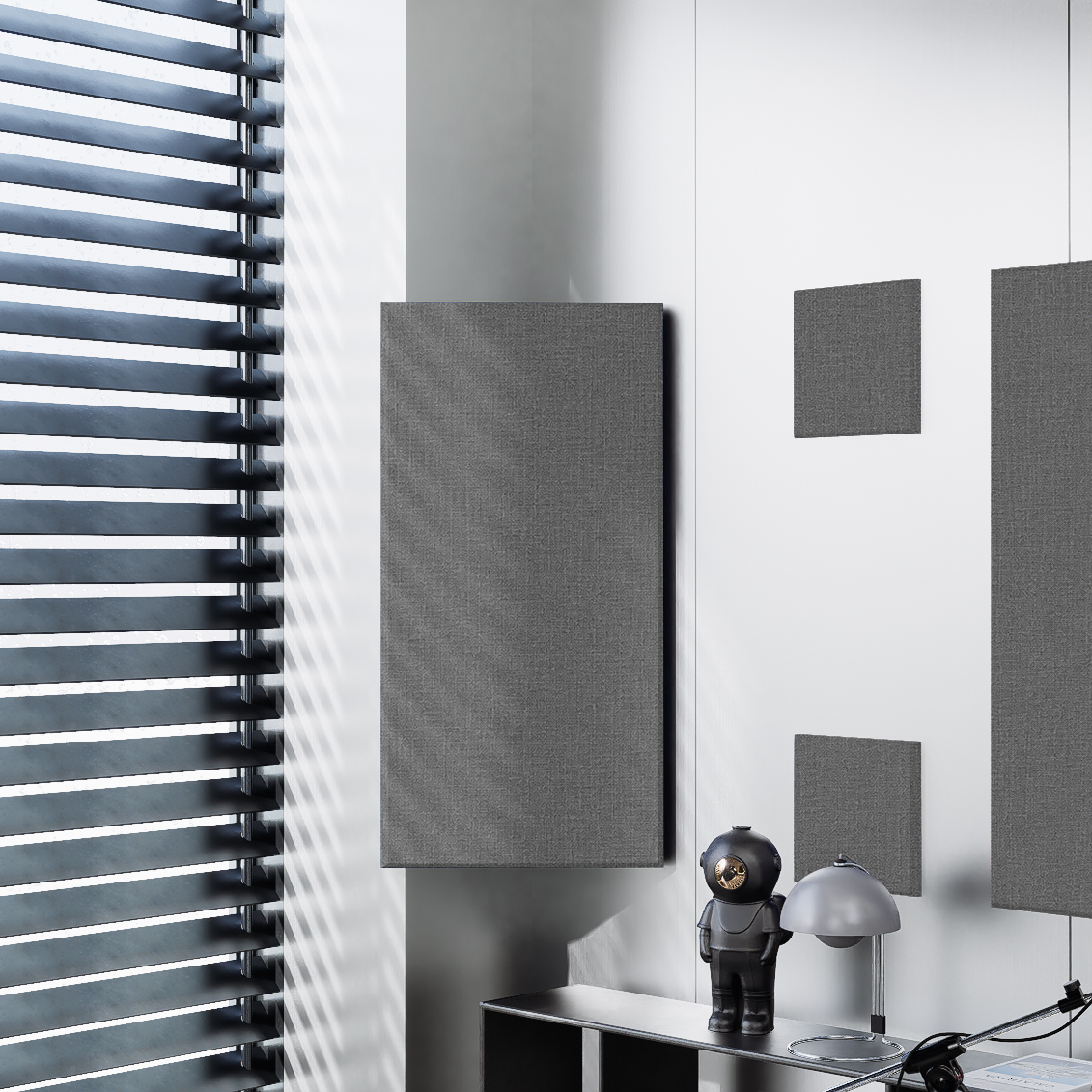 London Bass Trap Kit, grey