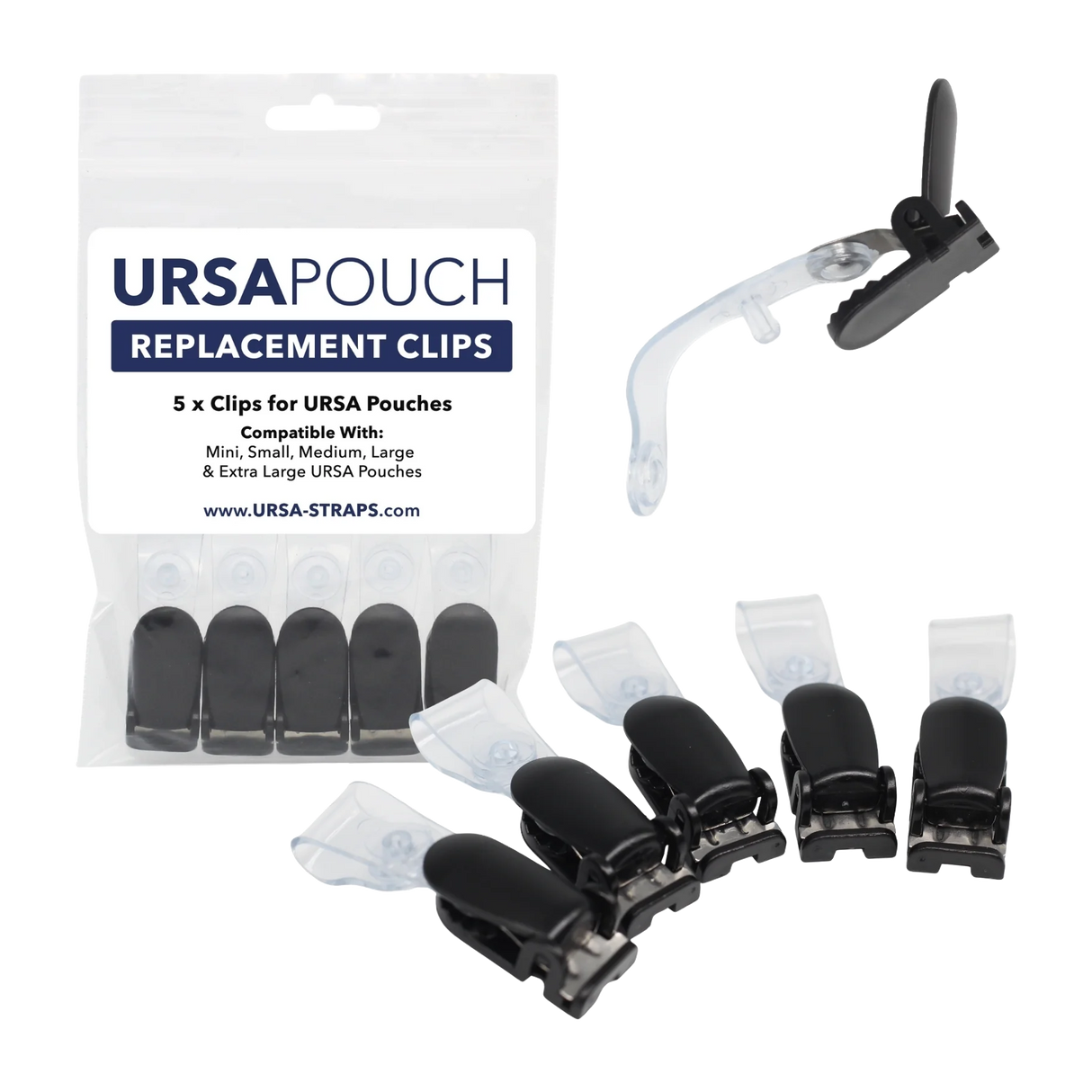 Pouch Clips - Pack of 5