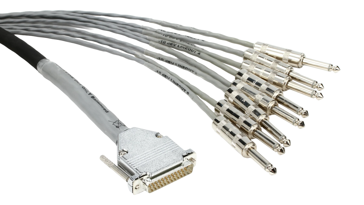 DB25-TS+4/-10 DB Padded DigiSnake Cable - 12ft