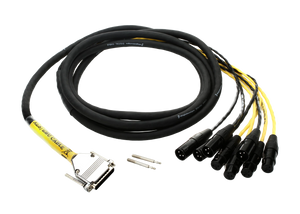 DB25-XLR M+F AES/EBU DigiSnake Cable - 4ft