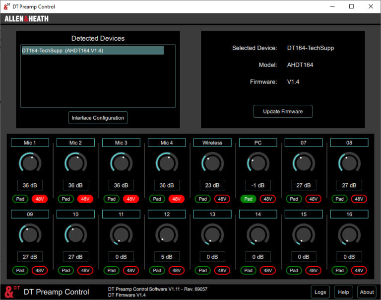 Buy ALLEN & HEATH dLive DT168 - Digital Stage Boxes | Canada