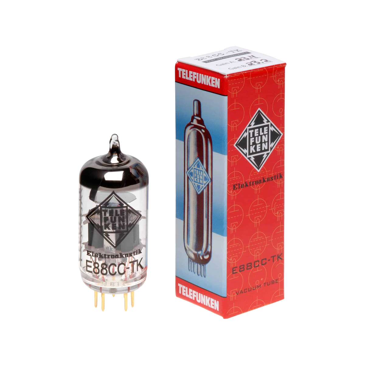 E88CC-TK Vacuum Tube, Single