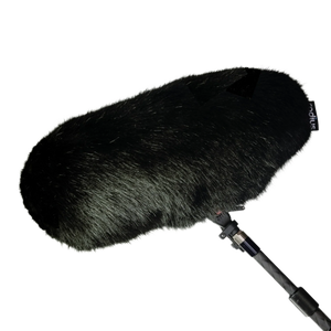 Fur Windcover for Rycote Cyclone, Medium, Black Fur