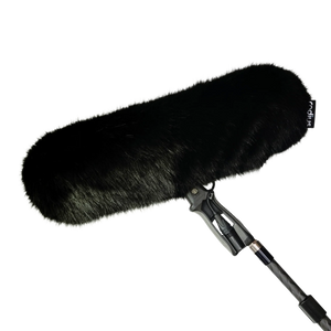 Fur Windcover for Rycote WS4 Windshield Kit, Black Fur