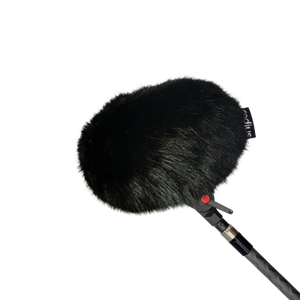 Fur Windcover for Rycote WS1 Windshield Kit 1, Black Fur