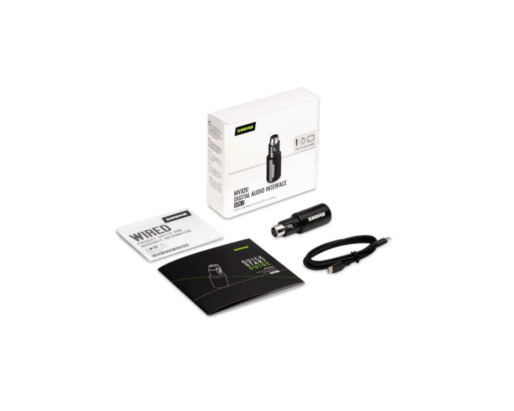 Buy SHURE MVX2U Gen2 - USB | Canada Authorized dealer – Studio