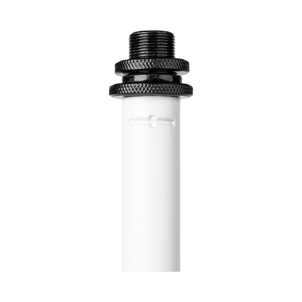 Mic Stand With 10" Base White