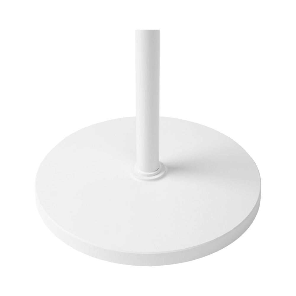 Mic Stand With 10" Base White