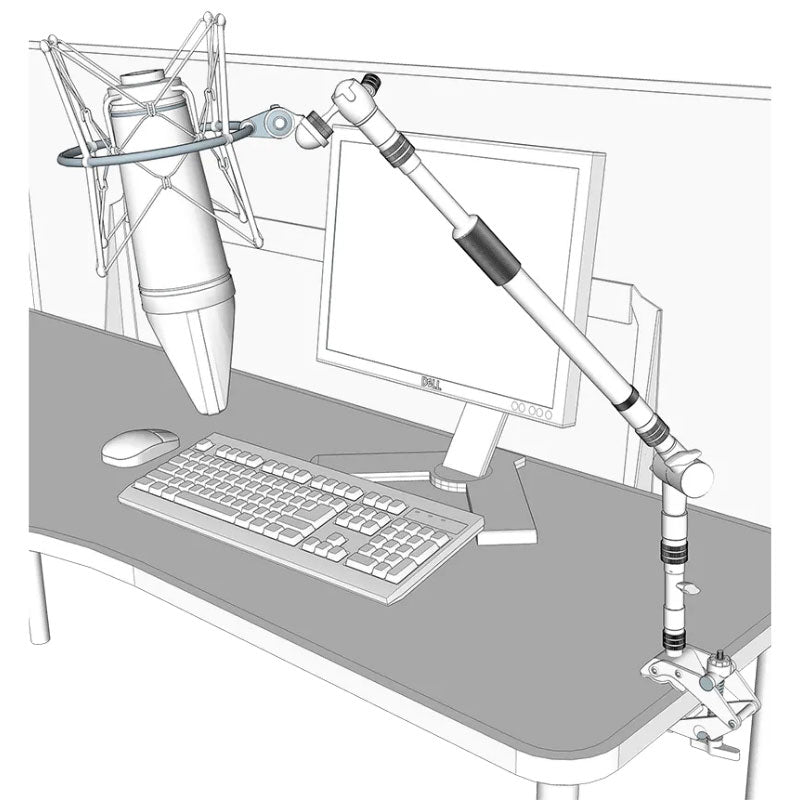 Swing Arm Podcast Stand System