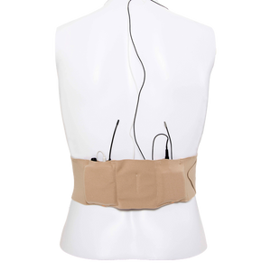 Extreme Waist Double Pouch Strap (Large, Beige)