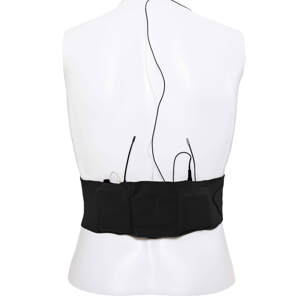 Extreme Waist Double Pouch Strap (Large, Black)