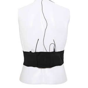 Extreme Waist Double Pouch Strap (Large, Black)