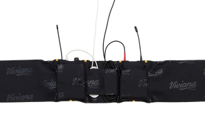 Extreme Waist Double Pouch Strap (Large, Black)